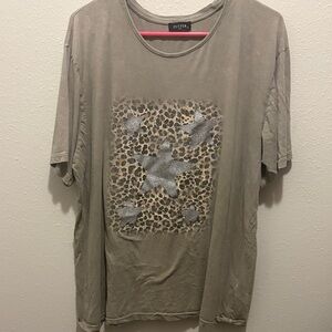 Zutter Tan Star Graphic Women's Tee